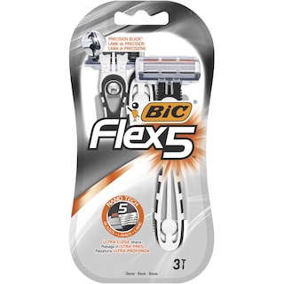 BIC | Ξυραφάκια Flex 5 5 Λεπίδων 3 Τεμάχια