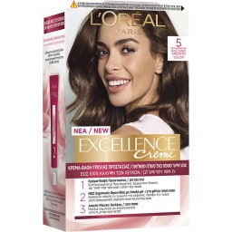 EXCELLENCE | Βαφή Μαλλιών Νο5 Καστανό Ανοιχτό 1 Τεμάχιο