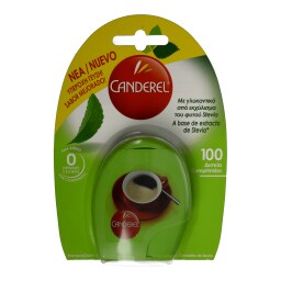 CANDEREL | ΥΠΟΚΑΤΑΣΤΑΤΟ ΖΑΧΑΡΗΣ ΜΕ ΣΤΕΒΙΑ ΣΕ ΤΑΜΠΛΕΤΕΣ 100 ΤΕΜ