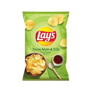 LAYS | Τσιπς Αλάτι Ξύδι 130g