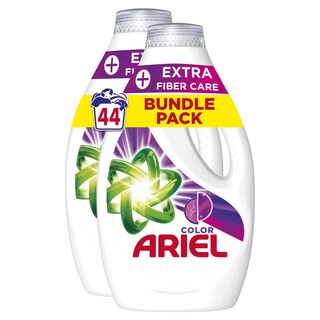 ARIEL | Υγρό Πλυντηρίου Ρούχων Fiber Care 22+22 Μεζούρες Δώρο
