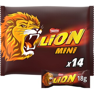 LION | Γκοφρέτες Μίνι Σοκολάτα Γάλακτος με Καραμέλα 270g