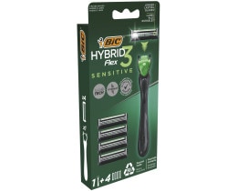 BIC | Σετ Ξυρίσματος Hybrid 3 Flex Sensitive + Ανταλλακτικά 1 Τεμάχιο