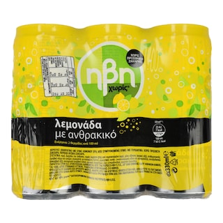 HBH | Αναψυκτικό Λεμονάδα Χωρίς Ζάχαρη Κουτί 6x330ml
