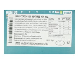 VEGANACT | GENIUS CORDON BLEU MEAT FREE 320GR