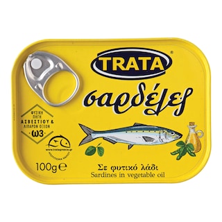 ΤΡΑΤΑ | Sardines in Vegetable Oil 70g