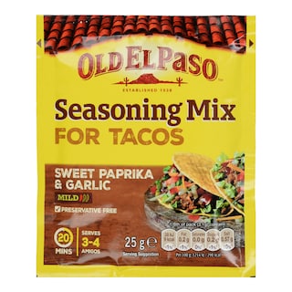 OLD EL PASO | Μείγμα Καρυκευμάτων Tacos 25g