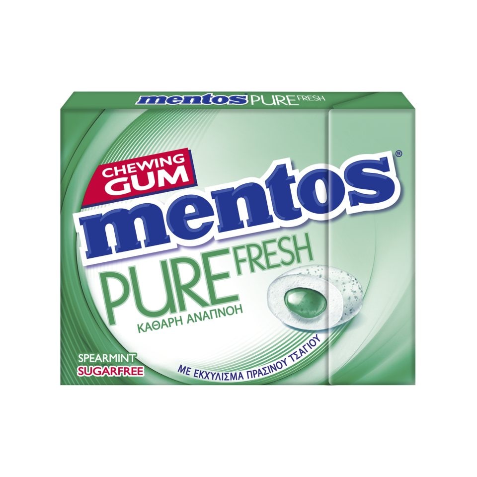 MENTOS Τσίχλες Pure Fresh Δυόσμος 30g