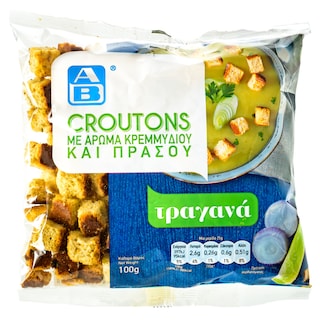 ΑΒ | Κρουτόν Κρεμμύδι & Πράσο Τραγανά 100gr
