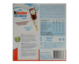 KINDER | Παγωτό Kinder Ξυλάκι 10X36 ml