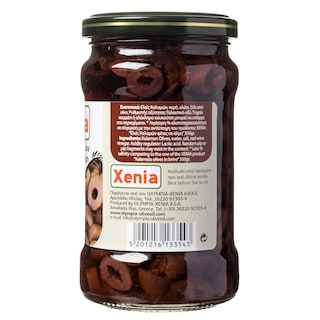 XENIA | Kalamata Olives Slices 40% Less Salt 150g