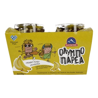ΟΛΥΜΠΟΠΑΡΕΑ | YOGHURT KID OLYMPOPAREA BANANA 2X145GR