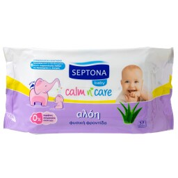 SEPTONA | Μωρομάντηλα Calm Care Αλόη 57 Τεμάχια