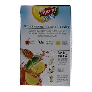 LIPTON | ICE TEA ΣΕ ΣΚΟΝΗ ΜΕΛΙ ΚΑΙ ΛΕΜΟΝΙ 8 Χ 2,6 GR
