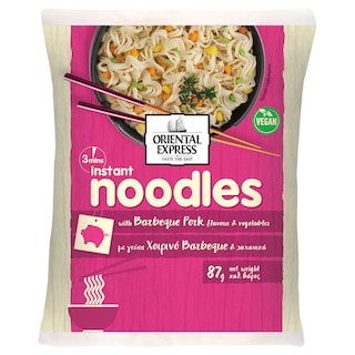 ORIENTAL EXPRESS | Noodles Χοιρινό Bbq Λαχανικά 87g