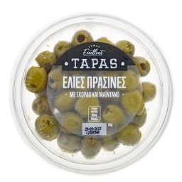 EXCELLENT TAPAS | Ελιές Πράσινες με Σκόρδο και Μαϊντανό 150g