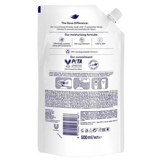 DOVE | Κρεμοσάπουνο Καρύδα & Γάλα Αμυγδάλου Ανταλλακτικό 500ml