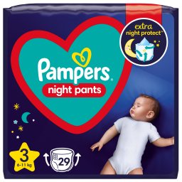 PAMPERS | Πάνες Βρακάκι Μωρού Night Pants Νο3 29 Τεμάχια
