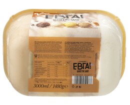 ΕΒΓΑ | Παγωτό Σοκολάτα Βανίλια Μπανάνα Καραμέλα 1.48kg Δώρο 50%