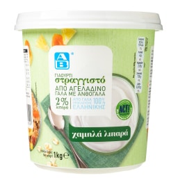 ΑΒ | Γιαούρτι Στραγγιστό 2% Λιπαρά 1 kgr