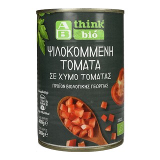 ΑΒ THINK BIO | Τομάτα Ψιλοκομμένη Bio 400g