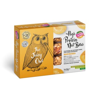 JANNIS | Μπάρες Πρωτεΐνης Ξηροί Καρποί & Βερίκοκο 3x28g Έκπτωση 1Ε