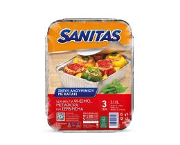 SANITAS | Aluminium Container & Lid S19A 3 Pieces