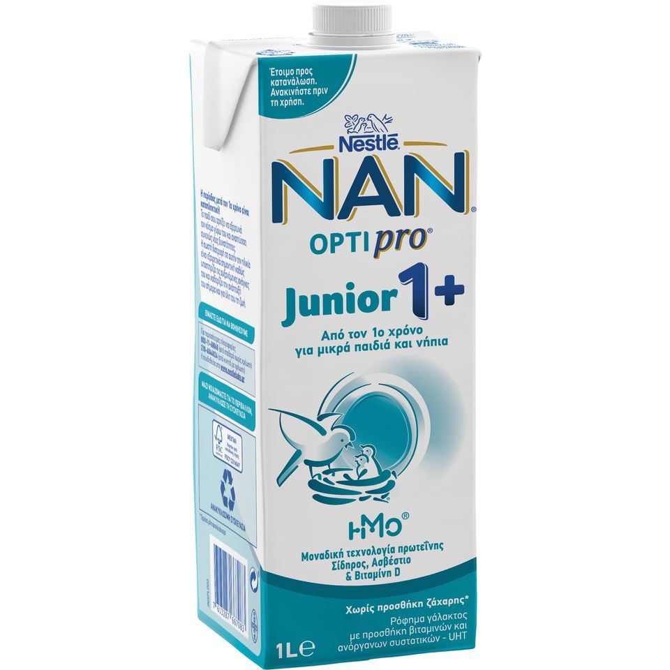 NAN Ρόφημα Γάλακτος Optipro Junior 1+ 1lt