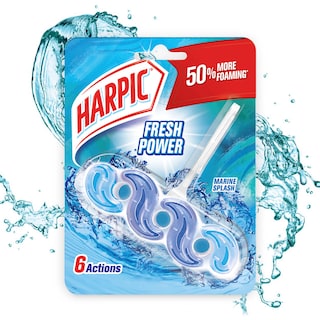 HARPIC | Μπλοκ Τουαλέτας WC Marine Splash 35g