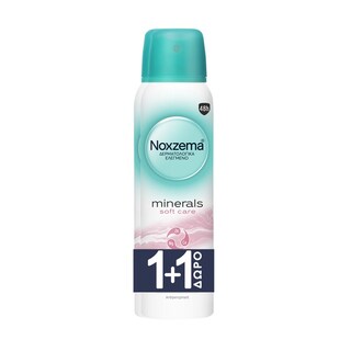 NOXZEMA | Aποσμητικό Spray Minerals Soft Care 150ml 1+1 Δώρο