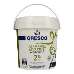 GRESCO | ΣΤΡΑΓΓΙΣΤΑ ΓΙΑΟΥΡΤΙΑ ΣΤΡΑΓΓΙΣΤΟ ΓΙΑΟΥΡΤΙ 2% 1 K