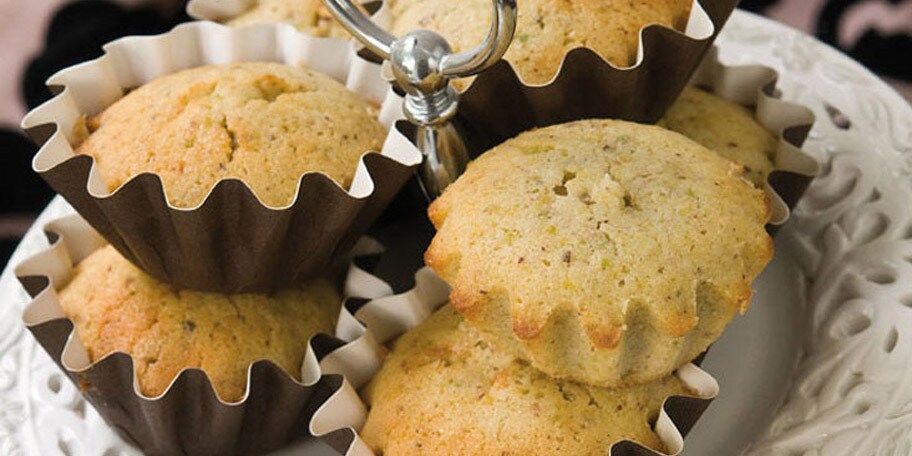 Κέικ με αμύγδαλο και φυστίκι