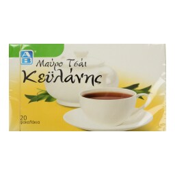 ΑΒ | ΤΣΑΪ ΜΑΥΡΟ 20 ΦΑΚΕΛΑ Χ 2 GR