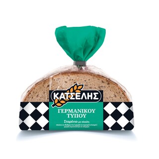 ΚΑΤΣΕΛΗΣ | Ψωμί Τοστ Γερμανικού Τύπου Σταρένιο 500g