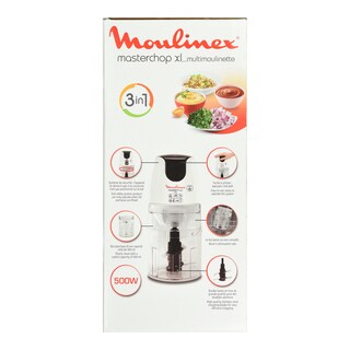 MOULINEX | MULTI ΜΕ 2 ΜΑΧΑΙΡΙΑ ΛΕΥΚΟ 1 ΤΕΜ