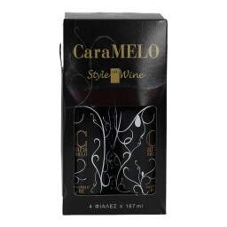 CARAMELO | ΟΙΝΟΣ ΕΡΥΘΡΟΣ  4 Χ 187 ML