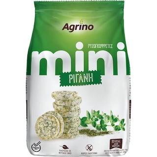 AGRINO | Ρυζογκοφρέτες Μίνι Ρίγανη 50g