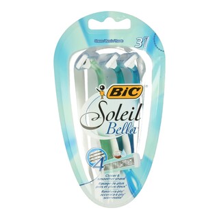 BIC | SOLEIL BELLA | Ξυραφάκια Μίας Χρήσης 4 Λεπίδες 3 Τεμάχια