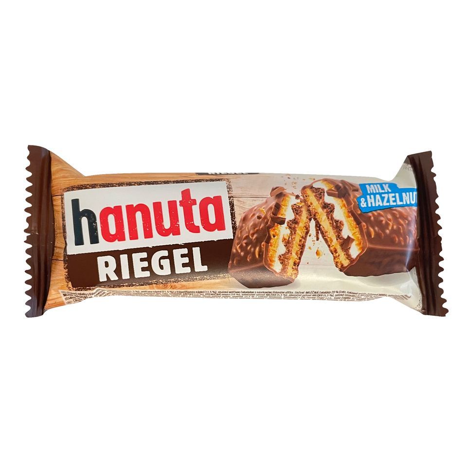 Γκοφρέτα Hanuta Riegel με Γάλα & Φουντούκι 34.5g