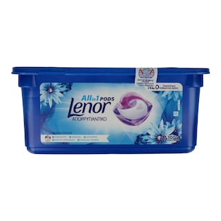 LENOR | Kάψουλες Πλυντηρίου Ρούχων Allin1 PODS Ocean Escape 25 Μεζούρες