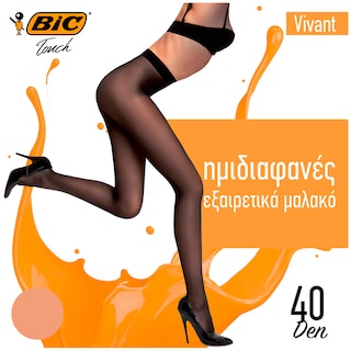 BIC | Καλσόν Touch Vivant 40D Μελί Medium 1 Τεμάχιο