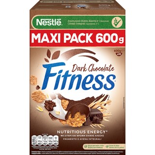 FITNESS | FITNESS ΔΗΜΗΤΡΙΑΚΑ ΟΛΙΚΗΣ ΑΛΕΣΕΩΣ ΜΕ ΜΑΥΡΗ ΣΟΚΟΛΑΤ FITNESS DARK CHOCO 600GR
