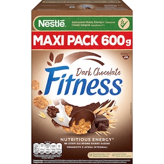 FITNESS | FITNESS ΔΗΜΗΤΡΙΑΚΑ ΟΛΙΚΗΣ ΑΛΕΣΕΩΣ ΜΕ ΜΑΥΡΗ ΣΟΚΟΛΑΤ FITNESS DARK CHOCO 600GR