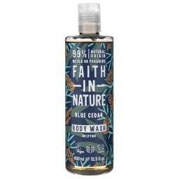 FAITH IN NATURE | Αφρόλουτρο Ανδρικό Μπλε Κέδρος 400ml