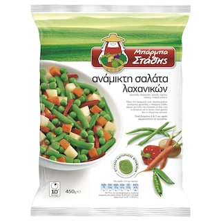 ΜΠΑΡΜΠΑ ΣΤΑΘΗΣ | Ανάμικτα Λαχανικά Κατεψυγμένα 450gr