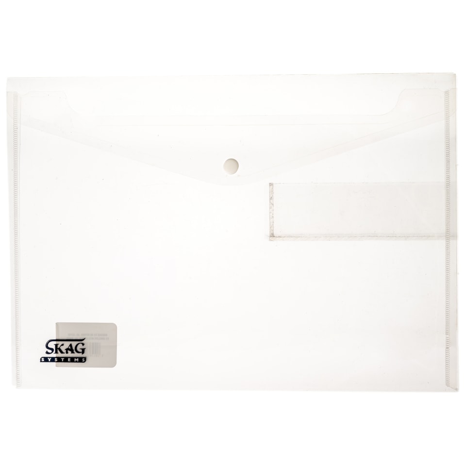 - Φάκελος Διαφανής με Κουμπί Α4 1 Τεμάχιο