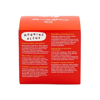 COFFEE WAY | Καφές Φίλτρου Morning Blend Μερίδες 10x7.5g