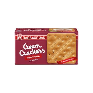 CREAM CRACKERS | CREAM CRACKERS WHOLEGRAIN 195GR