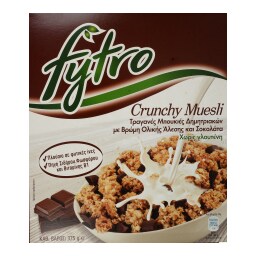 FYTRO | FYTRO CRUN.MUESLI CHOC.375Γ ΜΕ ΣΟΚΟΛΑΤΑ 375 GR