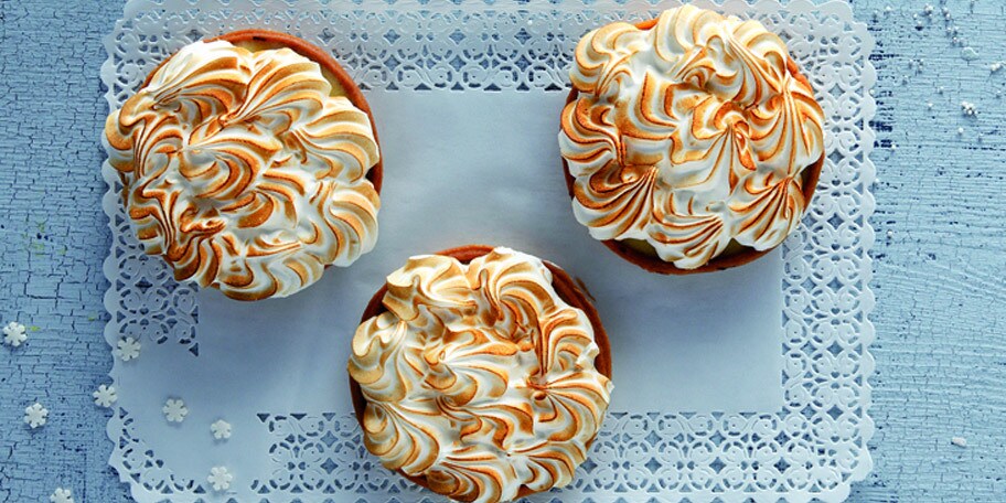 Τάρτα λεμόνι με Ελβετική μαρέγκα